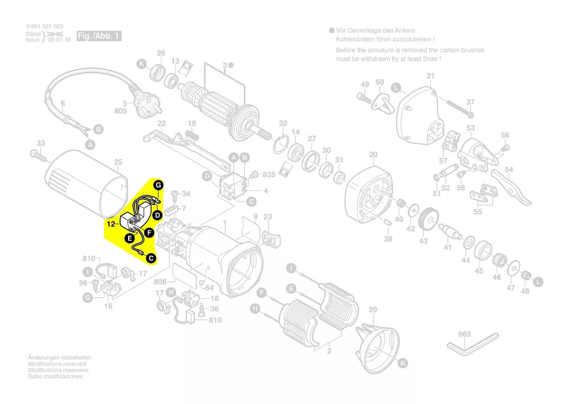 Condensateur réf. 3 607 328 016 BOSCH